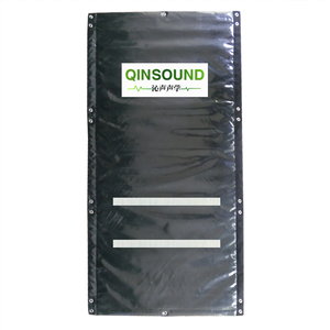 Qinsound – Barrière acoustique insonorisante, rideau absorbant le bruit pour extérieur, clôture anti-bruit en PVC - Product Image 1