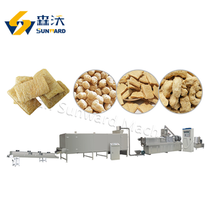 Nhân Tạo Thịt Chế Biến Dòng Tvp Kết Cấu Rau Đậu Nành Protein Máy Đùn Đậu Nành <span class=keywords><strong>Bari</strong></span> Nhà Máy Sản Xuất - Product Image 2