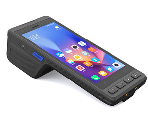 Cheapest Factory Android 14 5.5'' 4GB+64GB Rugged PDA <strong>Handheld</strong> <strong>with</strong> <strong>NFC</strong> HF RFID <strong>Reader</strong> <strong>POS</strong> Thermal Printer UHF RFID and Lora - Product Image 2