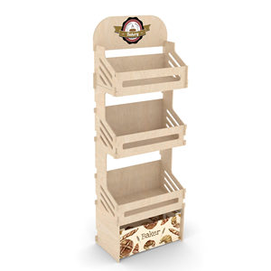 Présentoirs à nourriture pour animaux de compagnie personnalisés à 6 étagères, présentoirs écologiques en bois pour friandises pour animaux de compagnie avec roulettes - Product Image 6