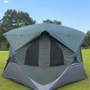 Tente de observation des oiseaux portable d'extérieur en tissu Oxford, à ouverture rapide, coupe-vent, camouflage de terrain, pour plusieurs personnes, loisirs et camping - Product Image 4