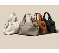 Nouveau Sac à Main Tendance 2026 pour Femme, en Cuir Véritable Grainé de Luxe, Mini Sac Bandoulière à Poignée Supérieure, Idéal Travail et Week-end, OEM