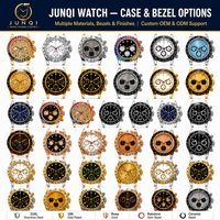 Montre mécanique automatique de luxe pour homme, acier inoxydable, cadran squelette, bracelet en cuir à motif crocodile, montre-bracelet pour affaires