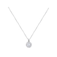 Collier pendentif cube zircon acier titane luxe léger haut de gamme bling choker femme, colliers pendentifs fins en gros