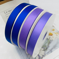 Ruban de satin imprimé en gros E-Magic Factory, ruban de satin simple face 22 mm, ruban de satin polyester personnalisé pour emballage de gâteaux et de fleurs