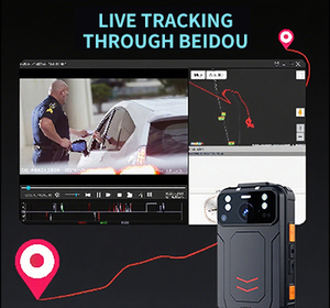 4G Wifi GPS tầm nhìn ban đêm Camera An Ninh với bền IP68 không thấm nước kỷ lục thể thao ngoài trời cơ thể mòn máy ảnh. - Product Image 4