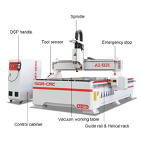 Machine de découpe CNC Jinan Sign A2-1325/1530/2030/2040MTC pour acrylique, bois et PVC – Prix de la machine de fraisage CNC pour le travail du bois