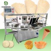 Machine à gaufres manuelle 380 V pour mini-cornets de crème glacée et gaufrettes sur bâtonnet, idéale pour les particuliers