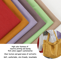 Rouleaux de tissu en toile 100 % coton, 255±5 g/m², teint uni, technique de tissage, pour la production de sacs et de vêtements, vente en gros