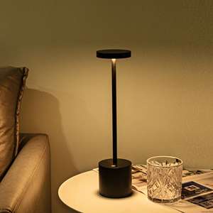 Lampe de table de style nordique pour chambre à coucher, hôtel, luxe, moderne, décorative, flexible, sans fil, écologique, alimentation par batterie - Product Image 2