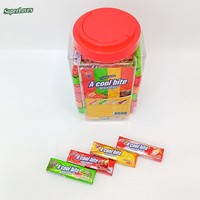 Chewing-gum fruité multicolore super fort, haleine fraîche longue durée, approvisionnement en vrac