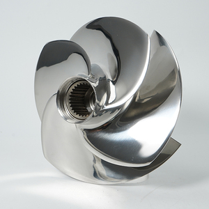 Impulsor de Bomba para Moto Acuática de 159 mm de Diámetro, 4 Aspas, Acero Inoxidable Pulido, Impulsor de Motor PWC para Seadoo <span class=keywords><strong>GTX</strong></span> 215, Paso 14/19 - Product Image 3