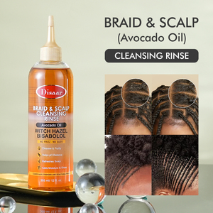 Disaar Huile d'avocat et Hamamélis Rinçage nettoyant et purifiant pour le cuir chevelu des tresses, Équilibre du pH, Rafraîchit le cuir chevelu, Nettoyant capillaire - Product Image 6