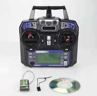 Émetteur-récepteur RC Flysky Fs-I6 2.4g 6 canaux avec récepteur Ia6 6b pour hélicoptère, avion, quadricoptère, planeur