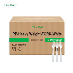 أدوات مائدة بلاستيكية ثقيلة الوزن للحفلات من مصنع فولينج، شوك وملاعق وسكاكين يمكن التخلص منها - Product Image 6