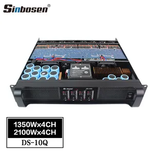 12 Fans Effective Cooling 10Q Line Array 4 channel professional audio Class TD Touring 2U Power Amplifier for Stage