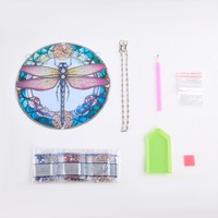 Vente en gros de pendentifs peinture diamant Libellule de haute qualité pendentifs peinture laser cadeau d'anniversaire