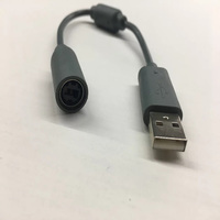 Câble adaptateur USB pour manette Xbox 360, convertisseur filaire compatible avec la manette Xbox 360, câble de conversion
