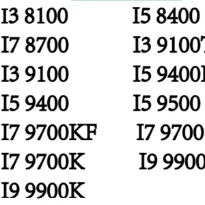 ใช้ I3 9100F I5 8500 9400F 9500T 9600Kf 9700K CPU สำหรับเดสก์ท็อปที่ใช้ - Product Image 1
