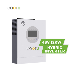 Biến tần sóng sin thuần 12000W Gootu 12Kw một pha, hoạt động cả lưới điện và ngoài lưới điện, 12Kva 48V, tích hợp hai bộ MPPT, biến tần năng lượng mặt trời lai - Product Image 1