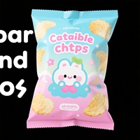 Film en rouleau d'emballage personnalisé en aluminium métallisé de qualité alimentaire et sachet en plastique BOPP pour snacks, biscuits et chips de pommes de terre