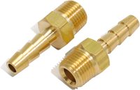 Raccords de tuyau en laiton 3/8" à 1/4" NPT, kit de raccordement de tuyau d'air à barbelures pour plomberie pneumatique