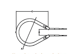 235v 800W 1000W lampade termiche al quarzo a forma di pera elettriche circolari a infrarossi riscaldatore riscaldante per forno a Micro onde - Product Image 2