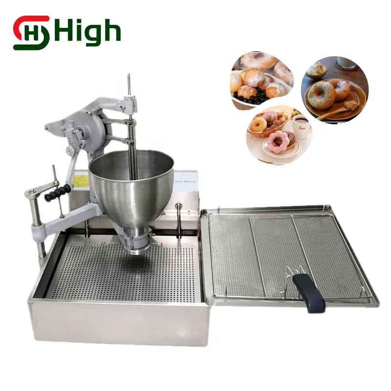 उच्च गुणवत्ता वाली वाणिज्यिक इलेक्ट्रॉनिक डोनट बनाने की मशीनें डोनट निर्माता डोनट मशीन