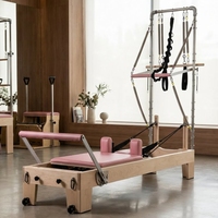 Équipement de Pilates Tmax pour la physiothérapie, Reformer Pilates avec tour en bois d'érable, prix d'usine, CE ISO