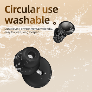 Nút tai silicon mềm khử tiếng ồn chống ồn khi ngủ sâu Nút tai chống nước chống ồn khi bơi - Product Image 4
