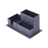 Organisateur de bureau ensemble de table de bureau caddie de bureau support stationnaire organisateur de Table de rangement de bureau en cuir boîte de rangement pour le bureau