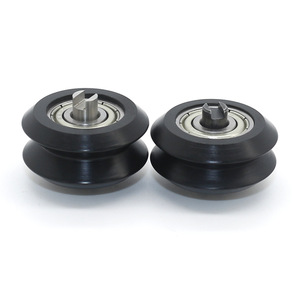 Fournisseur de poulies de type W, roulements 625ZZ, rouleaux de porte et de fenêtre à rainure en V revêtus de caoutchouc, roues de rail POM pour imprimantes 3D - Product Image 1