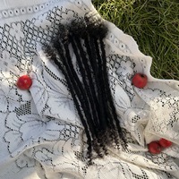 Fummi Locs 100% fait à la main Full Dreadlocks Extension Bundles Soft 100% Extensions de cheveux humains dans les styles Afro Curl Wave