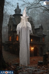 Décoration d'Halloween Sorcière Effrayante avec Yeux Clignotants et Sons Horribles pour Maison Hantée, Bar, Fête, Porche, Jardin Arrière - Product Image 3