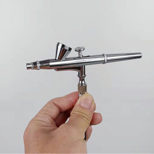 Kit de aerógrafo para decoración de uñas con mini bomba eléctrica, 3 configuraciones de velocidad, alimentación por gravedad portátil para aplicación de esmalte de uñas en gel - Product Image 2