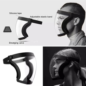 Bouclier de Protection de sécurité Transparent bouclier complet pour outils de cuisine résistant aux éclaboussures d'huile Moto cyclisme coupe-vent lunettes masque - Product Image 4