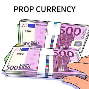 Filmgeld Euro-Aufkleber Laser-Polymer Film- und Spiel-Requisiten Filmgeld-Aufkleber im Euro-Stil Geeignet für Filmgeld-Anwendungen - Product Image 4