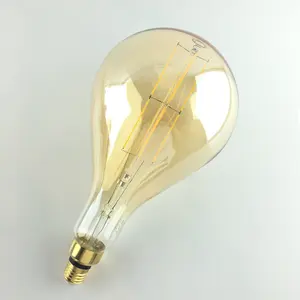 PS52/A160 boy Edison ampul dev vintage LED ışık 220V 240V 4W 6W 8W 12W kısılabilir led filaman ampul