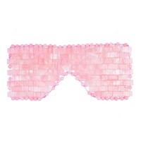 Masque oculaire en Quartz Rose naturel, véritable pierre, sommeil, beauté anti-âge, Jade, avec visage, meilleure vente 100