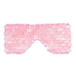 <span class=keywords><strong>Masque</strong></span> <span class=keywords><strong>oculaire</strong></span> en Quartz Rose naturel, véritable pierre, sommeil, beauté anti-âge, Jade, avec visage, meilleure vente 100 - Product Image 2