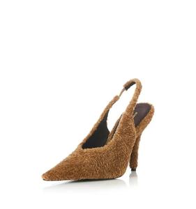 ALIAS MAE Sandales à talon aiguille en cuir suédé <span class=keywords><strong>italien</strong></span> avec lanière arrière en dentelle Design féminin élégant pour les fêtes d'été - Product Image 4