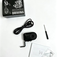Mini caméra de tableau de bord pour moto 1080P, étanche, DVR pour moto, WiFi, type C, enregistrement en boucle pour scooter, VTT