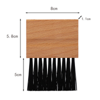 Brosse de nettoyage de plaque de base de softball et de baseball avec manche en bois et poils en PP doux, personnalisable avec logo, pour arbitre