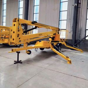 8-16m Remolque de motor diésel remolcable Spider Boom Lift para la venta - Product Image 4