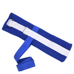 <b>Wrist</b> Restraint Strap Blue Cotton One Size Fits All For Bedridden Patients With Agitation Or Mania 2 Pack - Product Image 2