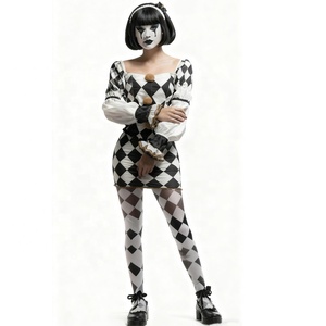 Low Price Black White Clown Costume Unisex Design, One-Size-Fits-All |  Alibaba.com