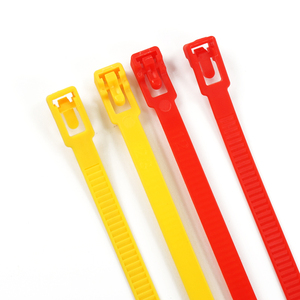 Bridas de nailon autoblocantes con certificación CE ROHS REACH para cables de 100 mm de longitud y 2,5 mm de ancho, abrazaderas reutilizables para mangueras. - Product Image 4