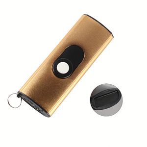 Wholesale Lightweight Sabre LED USB Flashlight Mini Black Keychain Design for Women Compact Lightweight Promotional Flashlights