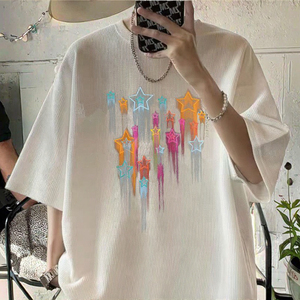 T-shirt surdimensionné en maille 100 % polyester de haute qualité pour homme, personnalisable avec logo frontal, coupe ample noire - Product Image 3