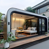 Maison Apple 20 pieds 40 pieds Cabine d'hôtel Camping Maison modulaire préfabriquée Tiny Prefab Apple Cabin Container Maison portable